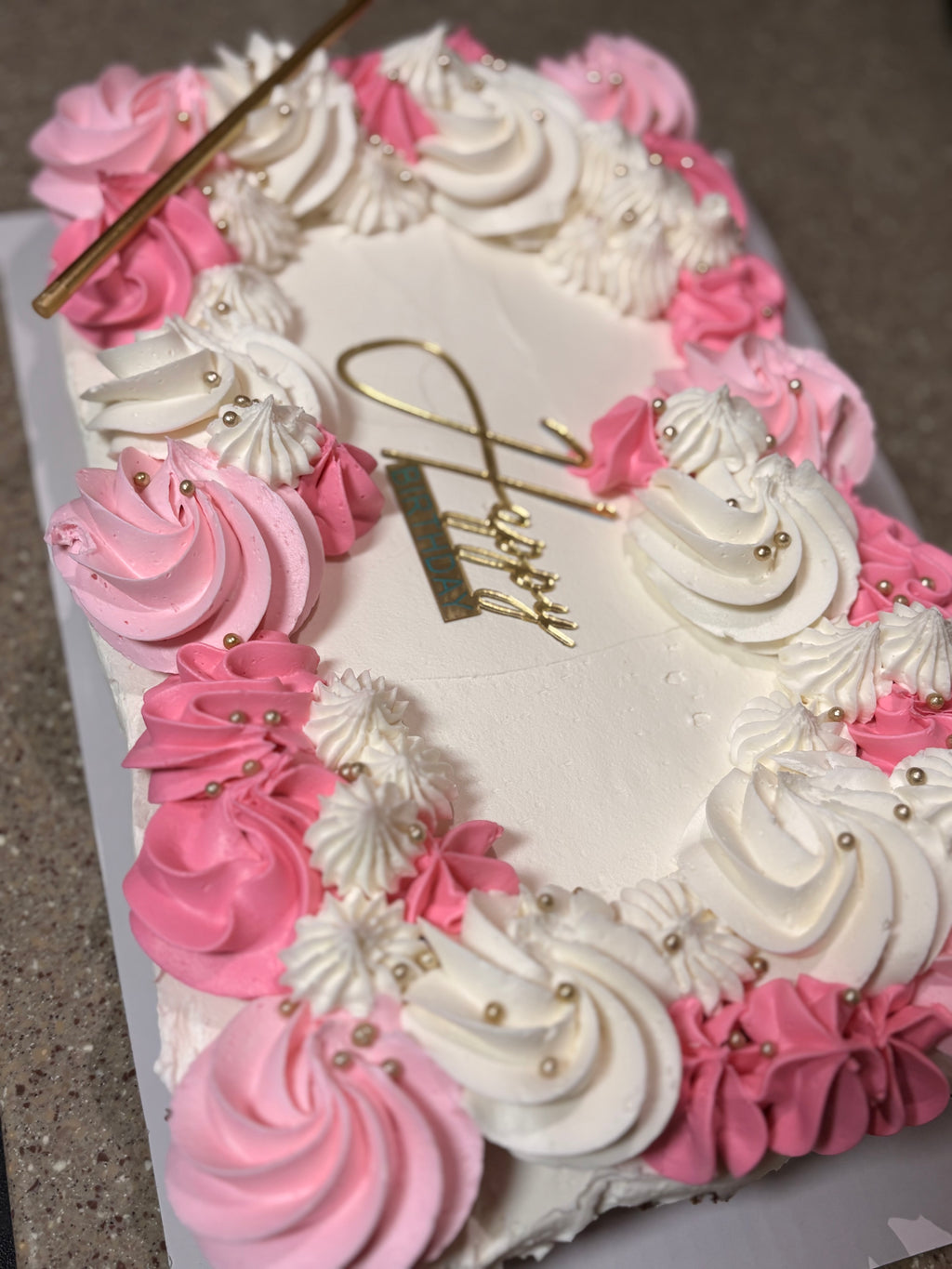 Birthday Cupcake Cake
