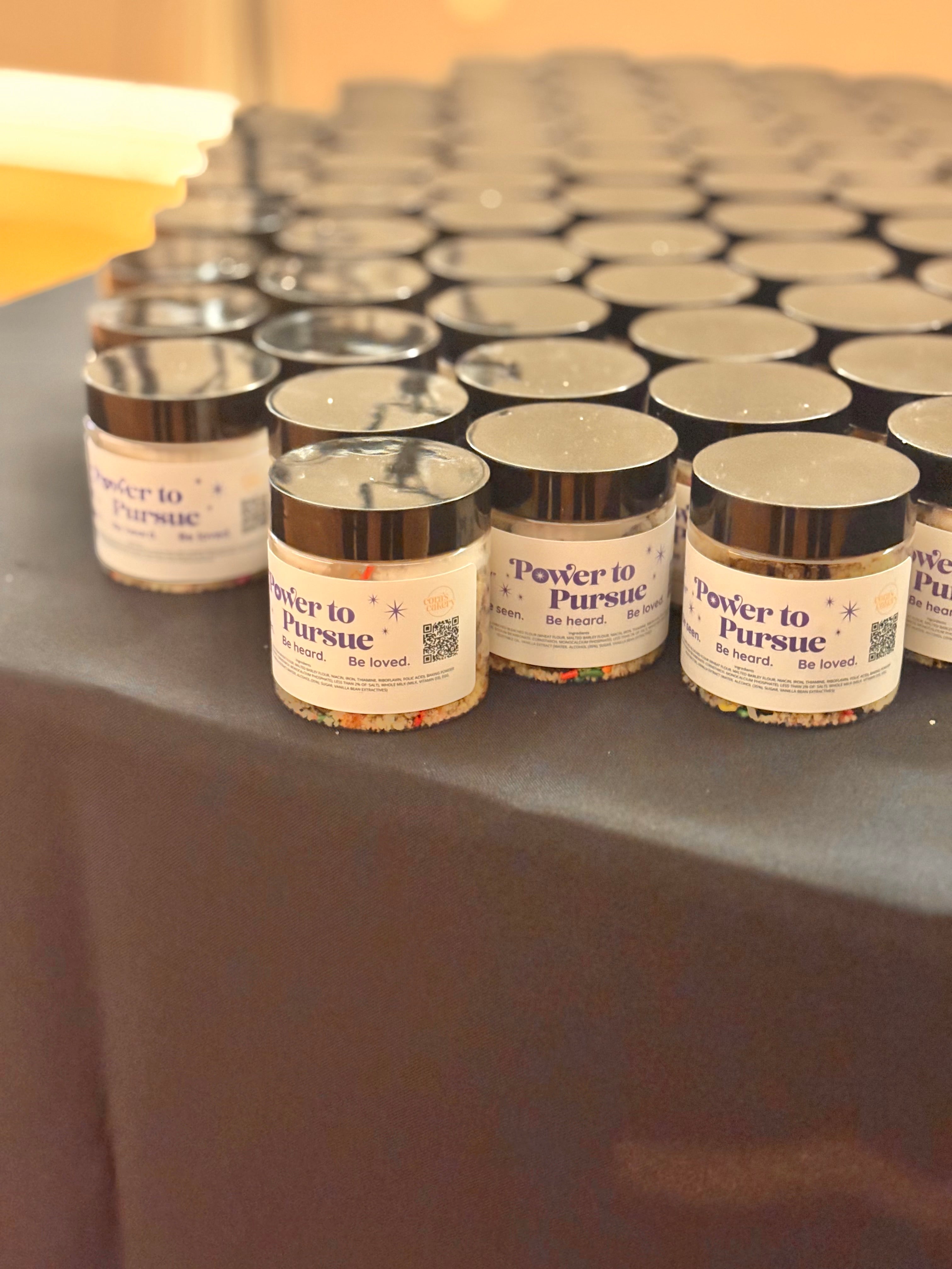 Custom Branded Cake Jars