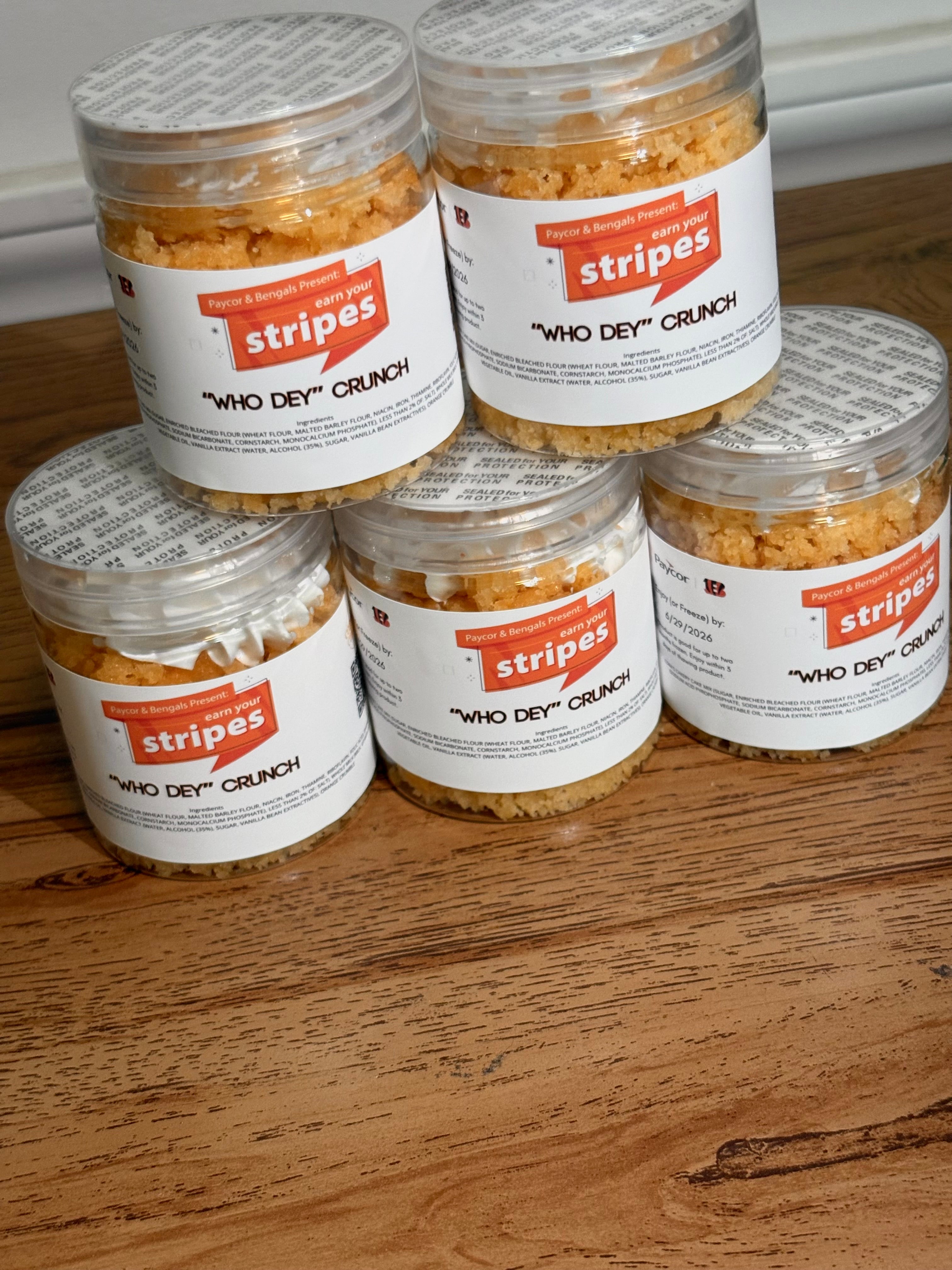 Wholesale Custom Branded Cake Jars