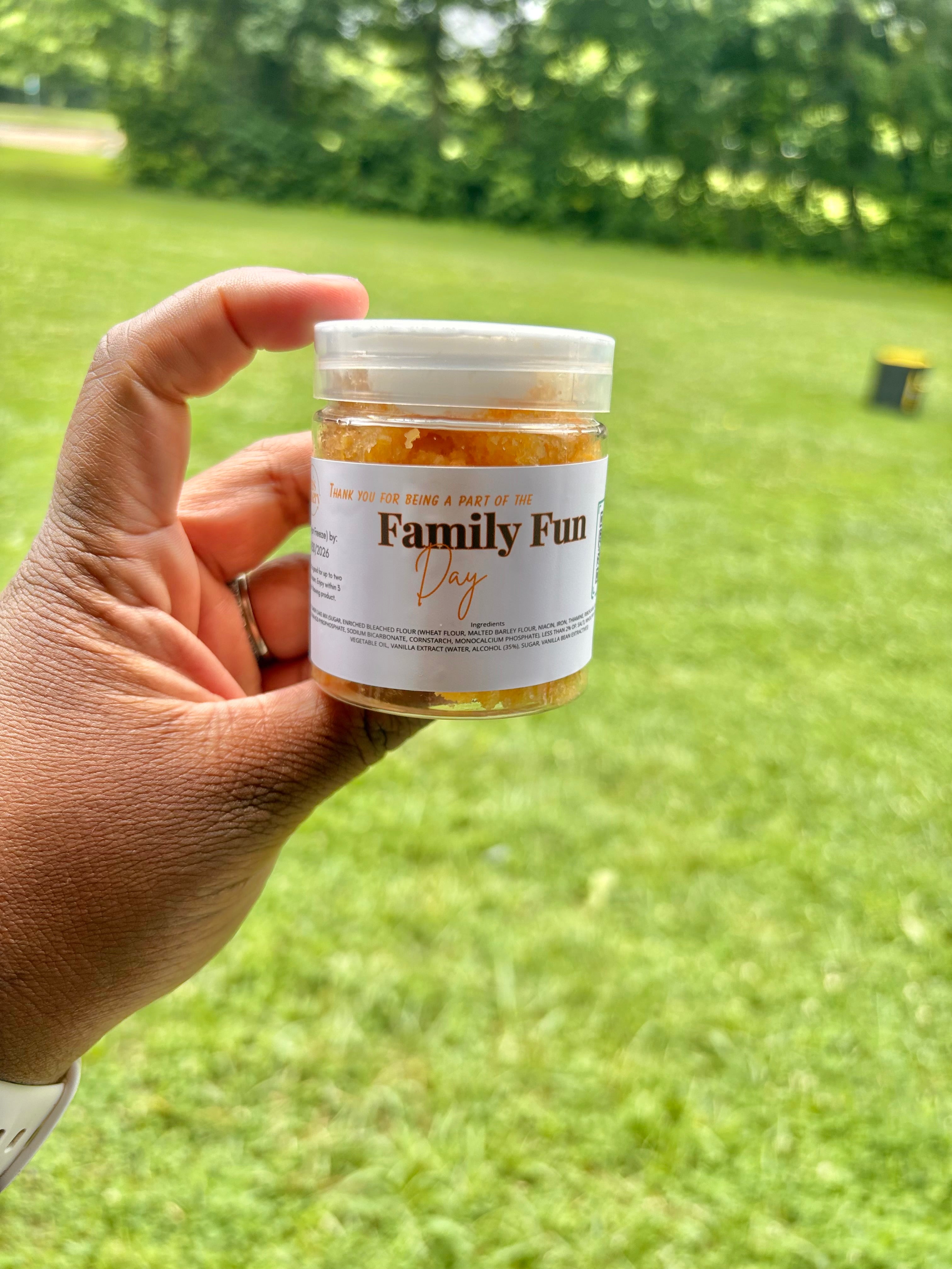 Custom Branded Cake Jars
